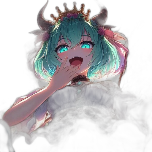 crown, dragon, weapon, creature, anime, concept art, fantasy art, pixel art transparent PNG cut-out