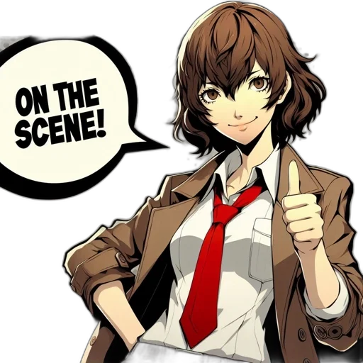 staff, weapon, face, jacket, concept art, anime, comic book art, cartoon transparent PNG cut-out