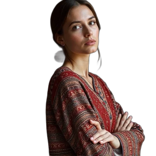 jewelry, dress, jacket, staff transparent PNG cut-out