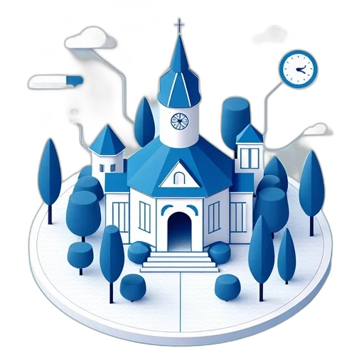 concept art, fantasy art, 3d render, pixel art, blue, stylized, digital, map transparent PNG cut-out