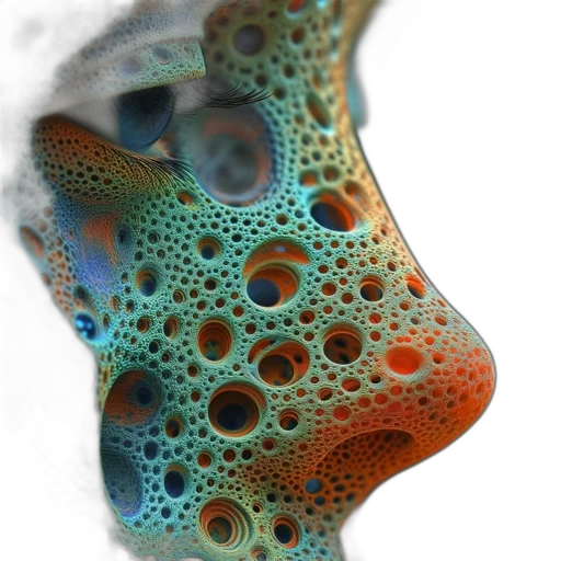 mask, face, creature, bottle, 3d render, photorealistic, concept art, watercolor transparent PNG cut-out