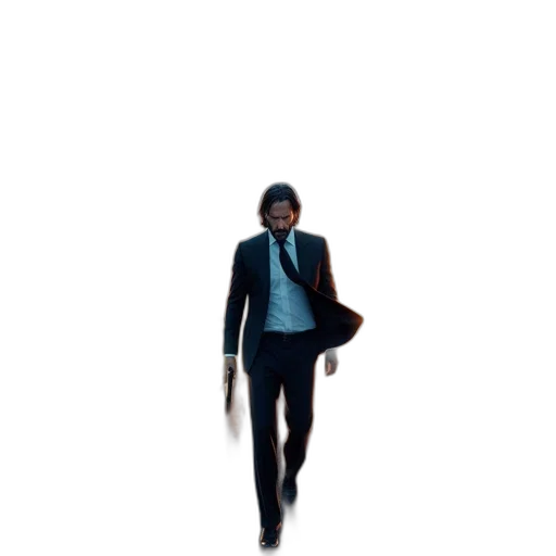 staff, jacket, animal, robot, pixel art, concept art, 3d render, photorealistic transparent PNG cut-out