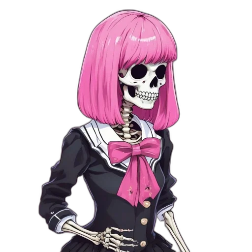 staff, jacket, dress, jewelry, anime, cartoon, vaporwave, concept art transparent PNG cut-out