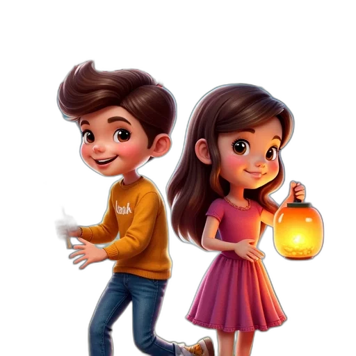 cartoon, 3d render, concept art, photorealistic, fire, night, city street, cover transparent PNG cut-out