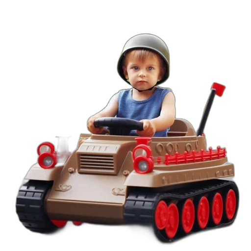 car, robot, weapon, 3d render, photorealistic, concept art, young, boy transparent PNG cut-out