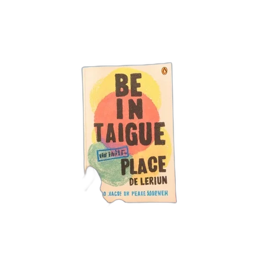 person, holding, book, titled, place, colorful, cover, featuring transparent PNG cut-out