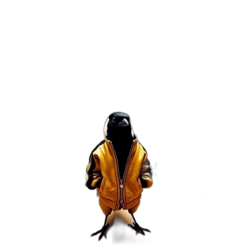 jacket, animal, creature, robot, concept art, 3d render, pixel art, cyberpunk transparent PNG cut-out