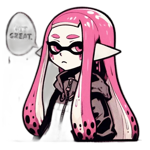 mask, jacket, creature, dress, concept art, vaporwave, cartoon, anime transparent PNG cut-out
