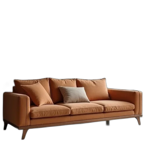 furniture, 3d render, photorealistic, earth tones transparent PNG cut-out