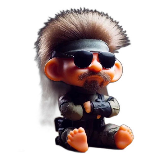 creature, animal, 3d render, concept art, cartoon, cyberpunk, unique, figurine transparent PNG cut-out