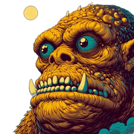 creature, face, mask, dragon, concept art, comic book art, fantasy art, pixel art transparent PNG cut-out