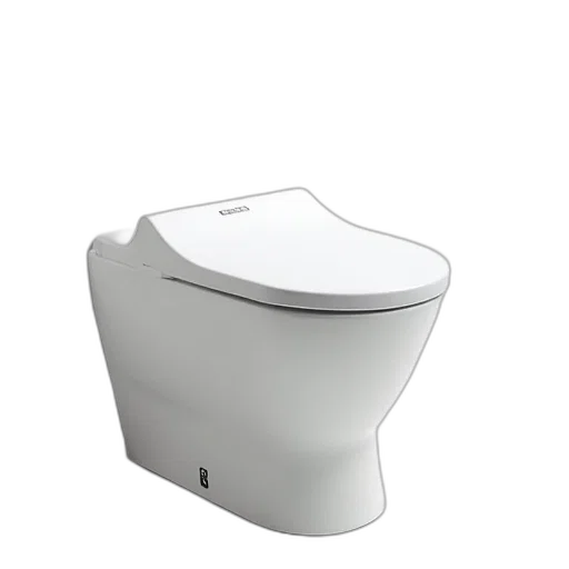 furniture, robot, 3d render, white, toilet, modern, minimalist, design transparent PNG cut-out