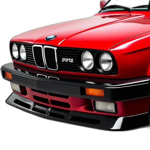 car, photorealistic, 3d render, concept art, red, first, image, shows transparent PNG cut-out