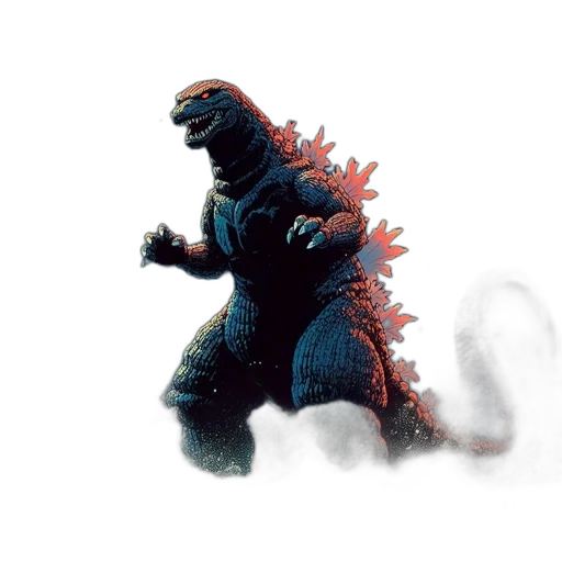 creature, animal, dragon, concept art, 3d render, comic book art, fantasy art, fire transparent PNG cut-out