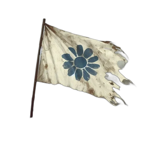 umbrella, staff, flower, weapon, 3d render, concept art, photorealistic, fantasy art transparent PNG cut-out