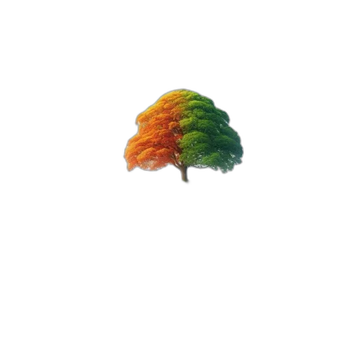 hat, tree, hair, umbrella, pixel art, 3d render, concept art, photorealistic transparent PNG cut-out