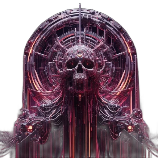 hair, mask, face, robot, cyberpunk, concept art, fantasy art, 3d render transparent PNG cut-out