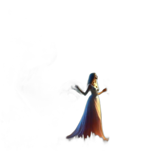 dress, staff, crown, sword, concept art, fantasy art, pixel art, 3d render transparent PNG cut-out