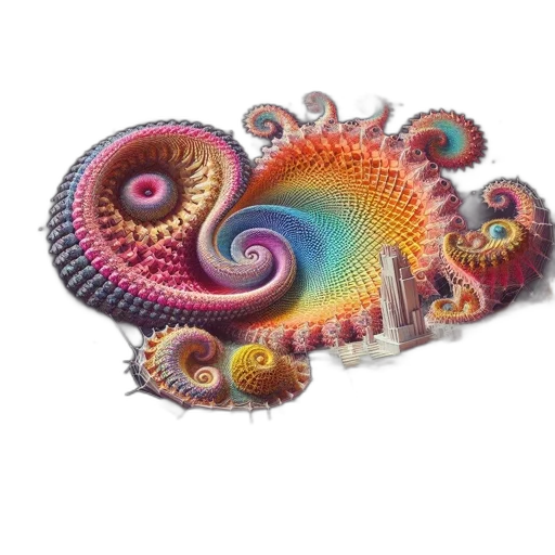 hair, flower, dragon, creature, 3d render, fantasy art, concept art, watercolor transparent PNG cut-out