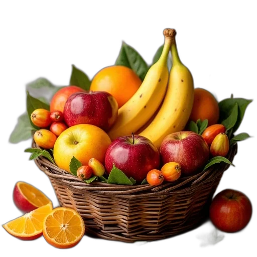 food, crown, photorealistic, 3d render, oil painting, colorful, thank, fruit transparent PNG cut-out