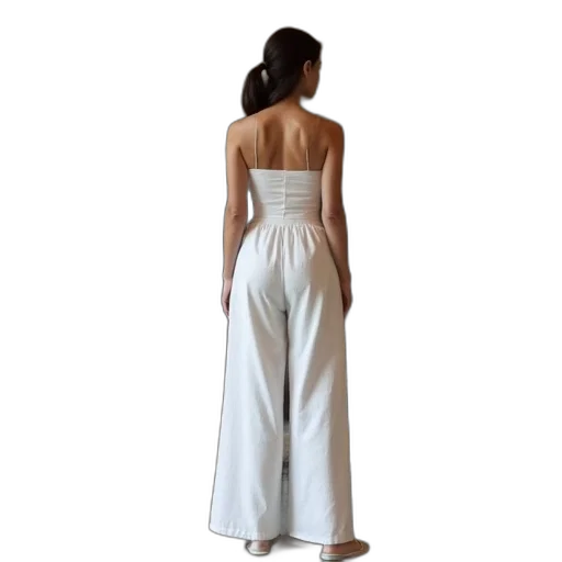 dress, woman, stands, front transparent PNG cut-out