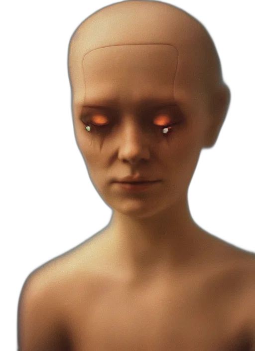 robot, face, mask, creature, 3d render, concept art, photorealistic, cyberpunk transparent PNG cut-out