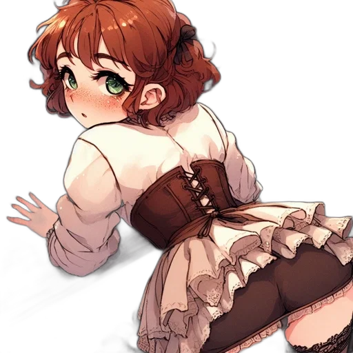 dress, staff, creature, weapon, anime, watercolor, concept art, pixel art transparent PNG cut-out