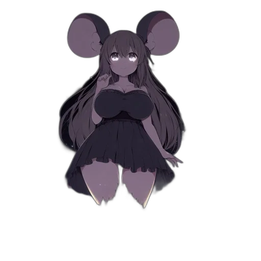 creature, animal, mask, hair, concept art, anime, cartoon, pixel art transparent PNG cut-out