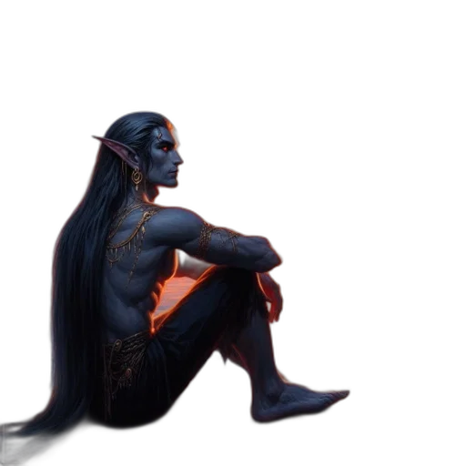 creature, hair, mask, animal, concept art, fantasy art, 3d render, photorealistic transparent PNG cut-out