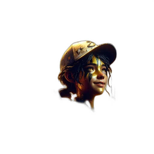 face, hat, mask, jacket, photorealistic, watercolor, pixel art, comic book art transparent PNG cut-out