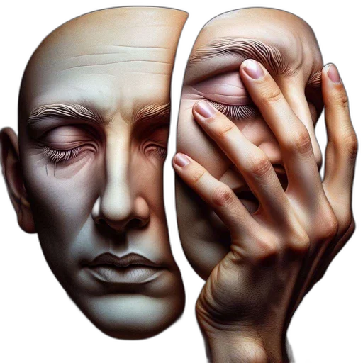 face, mask, robot, shoes, photorealistic, concept art, oil painting, 3d render transparent PNG cut-out