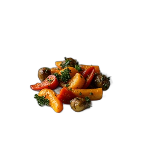 food, crown, animal, 3d render, photorealistic, rustic, wooden, table transparent PNG cut-out