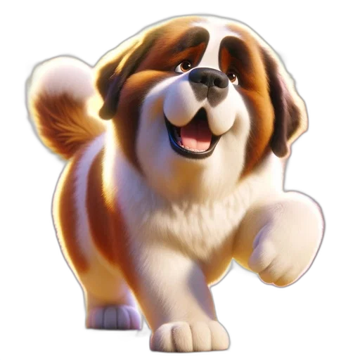 animal, staff, creature, 3d render, concept art, photorealistic, cartoon, animated transparent PNG cut-out