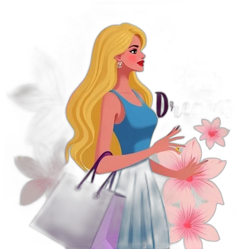 dress, fantasy art, concept art, pixel art, cartoon, pastel, colorful, monochrome transparent PNG cut-out