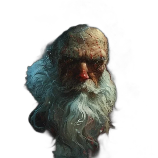 face, mask, creature, staff, concept art, fantasy art, photorealistic, 3d render transparent PNG cut-out