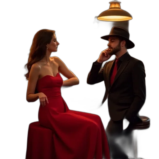 hat, dress, furniture, concept art transparent PNG cut-out