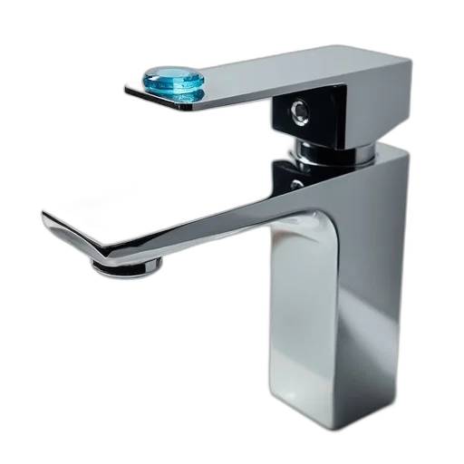 staff, robot, jewelry, 3d render, sleek, modern, silver, faucet transparent PNG cut-out