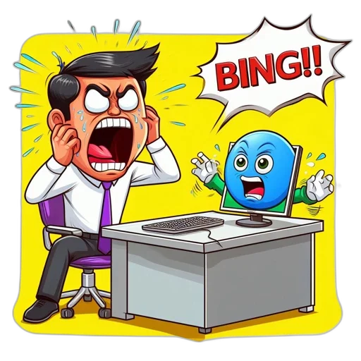 cartoon, animated, scene, shows, man, business, attire, reacting transparent PNG cut-out