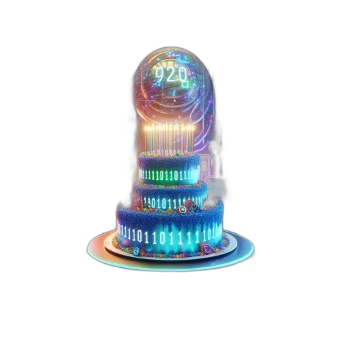 jewelry, crown, hat, 3d render, vaporwave, outer space, neon lights, futuristic transparent PNG cut-out