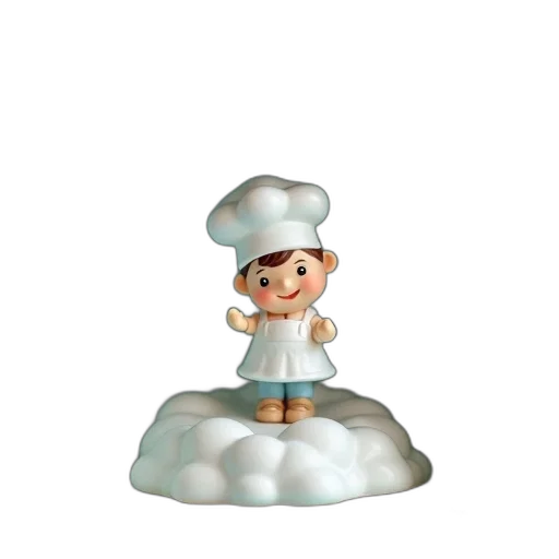food, staff, hat, 3d render, concept art, photorealistic, small, detailed transparent PNG cut-out