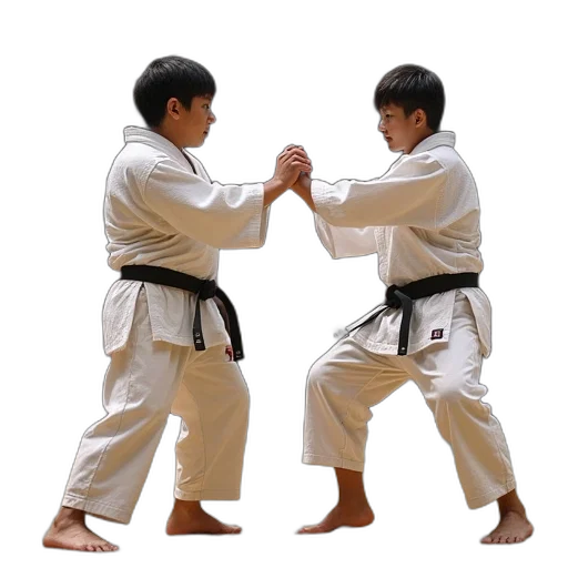 staff, photorealistic, 3d render, concept art, japanese, judo, team, kenpo transparent PNG cut-out