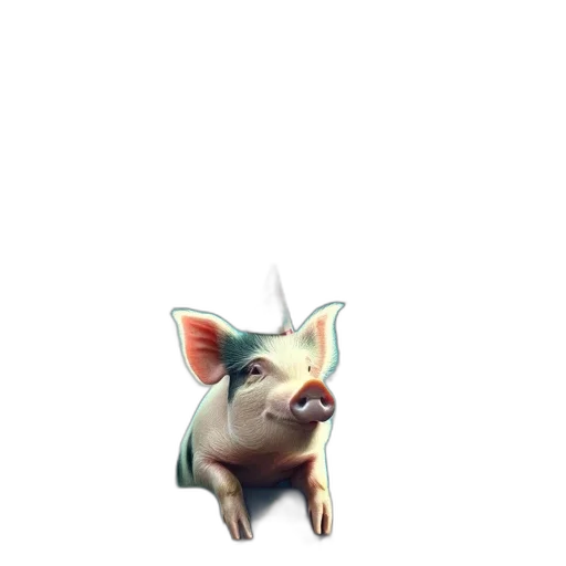 animal, creature, staff, face, 3d render, concept art, photorealistic, pixel art transparent PNG cut-out