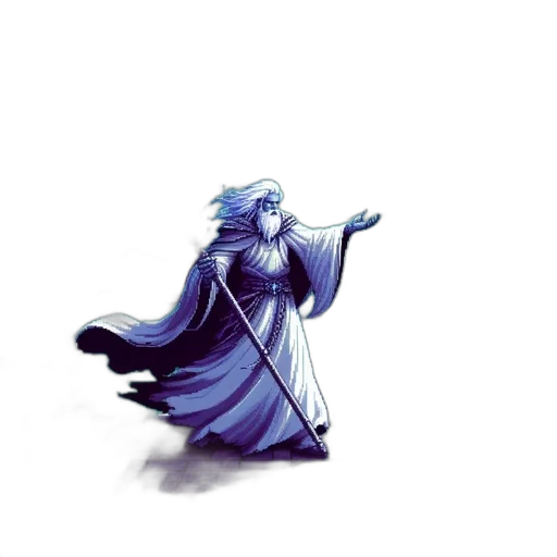 staff, dress, dragon, sword, concept art, fantasy art, pixel art, comic book art transparent PNG cut-out