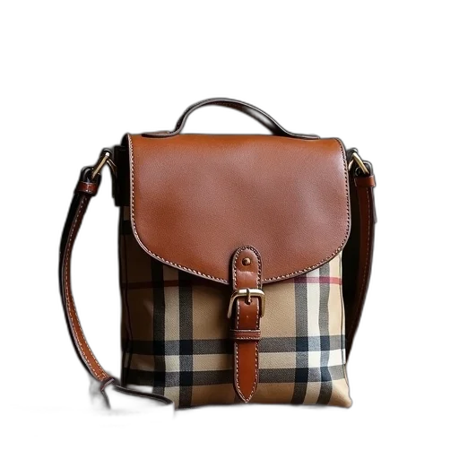 earth tones, small, vintage, check, leather, crossbody, bag, archive transparent PNG cut-out