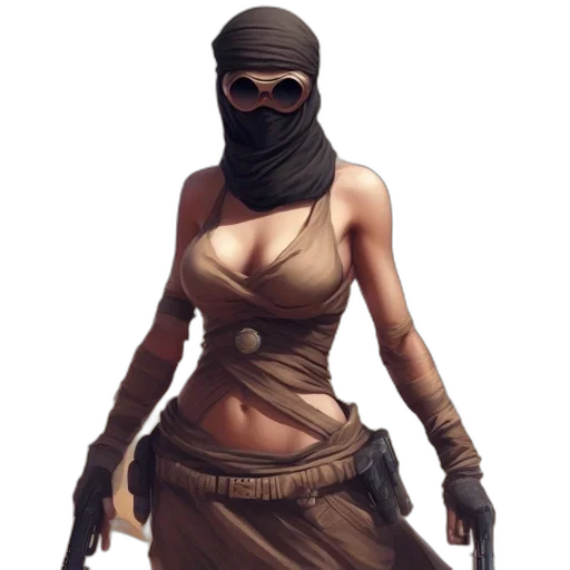 mask, staff, weapon, face, concept art, fantasy art, pixel art, cyberpunk transparent PNG cut-out