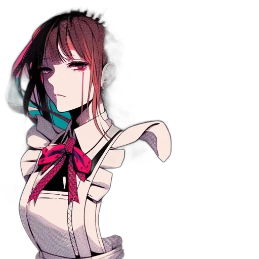 staff, dress, mask, weapon, concept art, pixel art, anime, cyberpunk transparent PNG cut-out