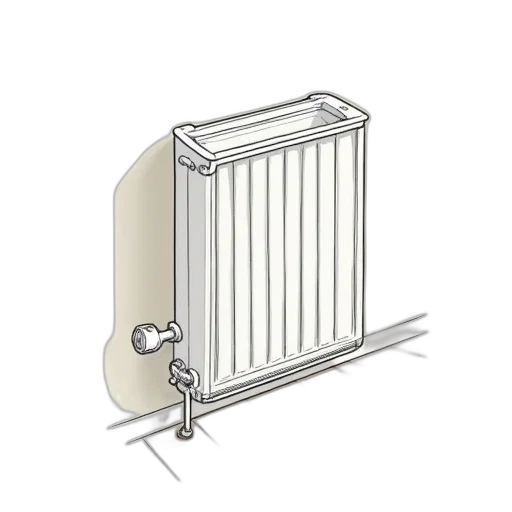 furniture, illustrated, diagram, showing, location, heater, cover transparent PNG cut-out