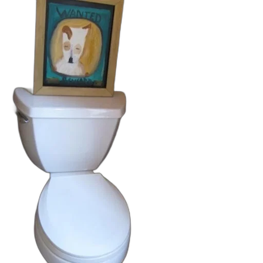 robot, bottle, furniture, jewelry, 3d render, bathroom, white, toilet transparent PNG cut-out