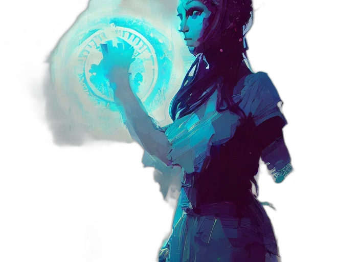 staff, mask, weapon, concept art transparent PNG cut-out