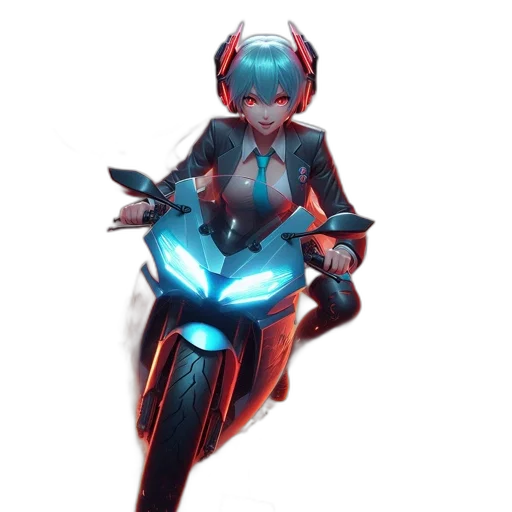 robot, weapon, sword, staff, concept art, cyberpunk, 3d render, anime transparent PNG cut-out